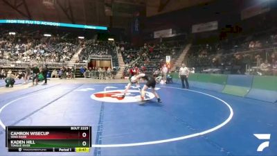 2A-138 lbs Cons. Round 2 - Kaden Hill, Tongue River vs Camron Wisecup, Wind River