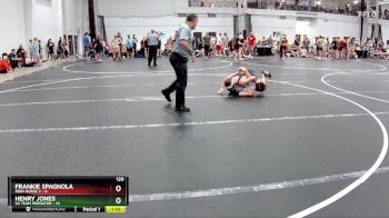 120 lbs Round 3 (8 Team) - Frankie Spagnola, Iron Horse 2 vs Henry Jones, VA Team Predator