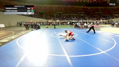 5A Boys 120 lbs Semifinal - Mason Hakki, Thurston Boys vs Aiden Nelmes, Mountain View Boys