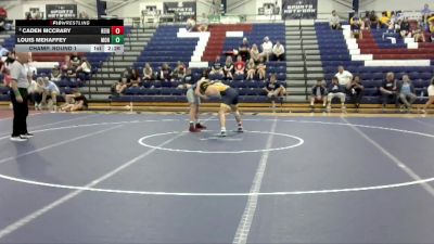 141 lbs Champ. Round 1 - Louis Mehaffey, Montreat College vs Caden McCrary, Reinhardt University (ga)