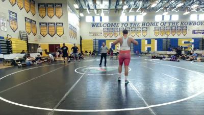 285 lbs Round 5 (8 Team) - Kaleb Johns, Palm Harbor WC vs Lazaro Gastelbondo, Osceola WC