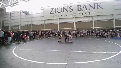 54 lbs Champ. Round 3 - Callan Gonzales, Champions Wrestling Club vs Braxton Daves, Southwest Hammers