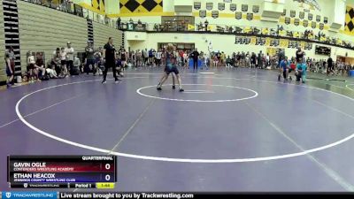 56 lbs Quarterfinal - Gavin Ogle, Contenders Wrestling Academy vs Ethan Heacox, Jennings County Wrestling Club