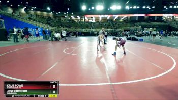 106 lbs Quarterfinal - Jose Cordero, Cleveland vs Crue Powe, Gardendale Hs