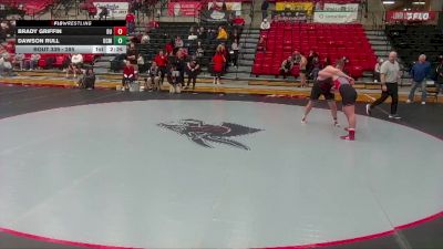 285 lbs 3rd Place Match - Brady Griffin, Drury vs Dawson Rull, University Of Central Missouri