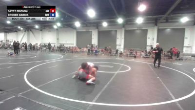 157 lbs Quarterfinal - Kevyn Mendez, Silverback WC vs Brodee Garcia, Bayer Trained