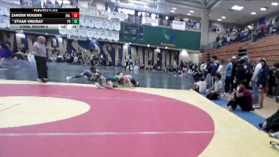 126 lbs Cons. Round 6 - Ethan Vinoray, Patrick Henry vs Zander Rogers, Walnut