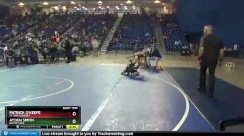 106 lbs 7th Place Match - Ayden Smith, Notre Dame vs Patrick O`keefe, St John Vianney