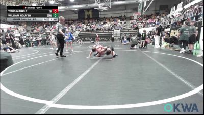 96 lbs Quarterfinal - Titus Marple, Tuttle Wrestling vs William Nguyen, Standfast