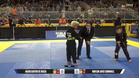 Waylon Jayce Cornwell vs Jacob Castro De Souza 2025 Pan Kids Jiu-Jitsu IBJJF Championship