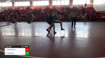 182 lbs Consi Of 4 - Josh Henderson, Nc vs Oliver Peacock, Va