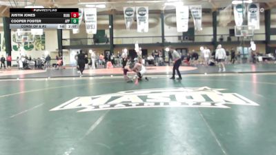 125 lbs Consi Of 8 #2 - Justin Jones, Bloomsburg vs Cooper Foster, App State