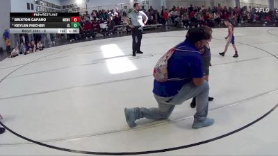 6 lbs 1st Place Match - Keylen Fischer, Clarkson Leigh vs Brixton Cafaro, Millard South Wrestling Club