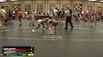 90 lbs Round 5 (6 Team) - Lukas Boxley, Ohio Gold vs Xuan Graham, SVRWC Gold