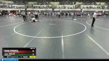 135 lbs Quarterfinal - Colt Weiler, Auburndale vs Chase Fredrick, Chippewa Elite Wrestling