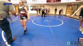 89-97 lbs Rr Rnd 3 - Paisley Heflin, Vinita Kids Wrestling vs Jae'lee Wilbur, Wyandotte Youth Wrestling