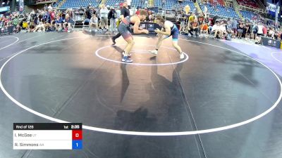 215 lbs Rnd Of 128 - Isaac McGee, UT vs Riley Simmons, WA