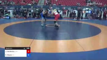 100 lbs Consi Of 4 - James Verderico, Las Vegas Wrestling Club vs Christopher Myers, Carroll Wrestling Club