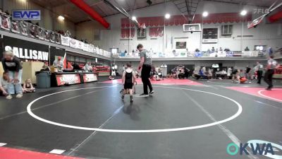 55 lbs Rr Rnd 2 - Creede Brown, Sallisaw Takedown Club vs Connor Johnson, Roland Youth League Wrestling