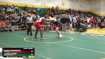285 lbs Champ. Round 1 - Elijah Washington, COLERAIN vs Austin Luther, Swartz Creek HS