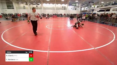 106 lbs Round Of 32 - Nova Eberly, Spaulding vs Caden Barbera, Iron Faith WC