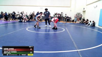 124-135 lbs Round 3 - Jesse James, Ben Lomond Wrestling vs Bentley Boren, West Jordan