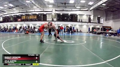 165 lbs Quarterfinal - Radley Spencer, Otterbein University vs Kyle Austin, Ohio Northern