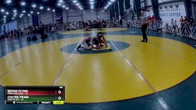 96 lbs Rd# 5- 3:45pm Friday Final Pool - Bryan Flynn, Maryland GOLD vs Colter Frain, Iowa Black