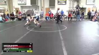92 lbs Finals (2 Team) - Lincoln Robideau, POWA vs Weston Burgers, PA Alliance Red