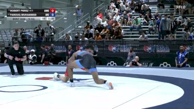 72 kg Champ. Rd Of 16 - Robert Perez 111, Army (WCAP) vs Farouq Muhammed, Arsenal Wrestling Club