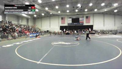 124 lbs Round 2 (3 Team) - Gavin Burchanowski, Chautauqua Lake-Westfield-Panama vs Jeremiah King, Peru Sr HS