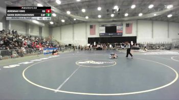 124 lbs Round 2 (3 Team) - Gavin Burchanowski, Chautauqua Lake-Westfield-Panama vs Jeremiah King, Peru Sr HS