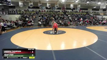 175 lbs Champ. Round 2 - Andrew Thompson, Baldwin-Woodville vs Adam Foss, Chetek-Weyerhauser/Prarie Farm