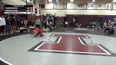 190 lbs Round 3 - Easton Beyer, Clarion-Goldfield-Dows vs Reichen Lopez, Carlisle