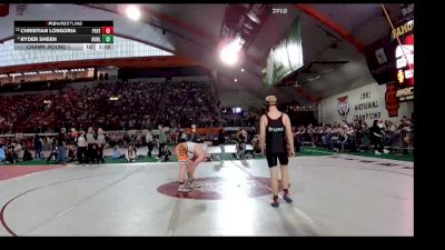 4A 190 lbs Champ. Round 1 - Christian Longoria, Payette vs Ryder Sheen, Buhl