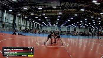 88 lbs Rd# 8- 12:30pm Saturday Final Pool - Antonio Montemurro, Team BAM vs Ryker Leonard, Westshore D.S.