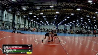 88 lbs Rd# 8- 12:30pm Saturday Final Pool - Antonio Montemurro, Team BAM vs Ryker Leonard, Westshore D.S.