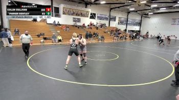 285 lbs 1st Place Match - Parker Bentley, West Liberty vs Collin Sullivan, Lourdes