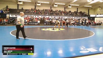 141 lbs Semifinal - Peter Kuster, Drury vs Ray Rioux, Indianapolis