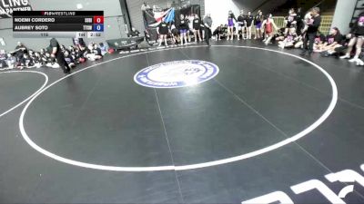 115 lbs Noemi Cordero, SDIKWA - San Diego-Imperial Kids Wrestling Association vs Aubrey Soto, TCWA - Tri-Counties Wrestling Association