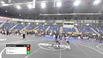 57 lbs Quarterfinal - Andrew Bahraini, Arvada West vs Wyatt Meyer, GI Grapplers