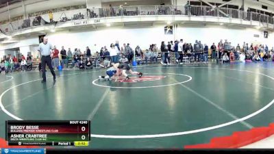 56 lbs Cons. Round 2 - Brody Besse, Bulldog Premier Wrestling Club vs Asher Crabtree, Delta Wrestling Club Inc.