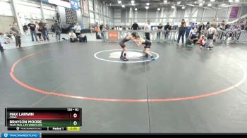 82 lbs Champ. Round 2 - Brayson Moore, Team Real Life Wrestling vs Max Larwin, COWA