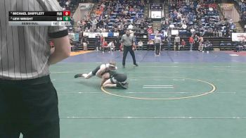 2 - 144 lbs Semifinal - Michael Shifflett, Page County vs Levi Wright, Glenvar