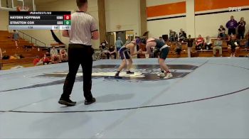 138 lbs Round 4 (6 Team) - Stratton Cox, Gypsum-Southeast Of Saline HS vs Hayden Hoffman, Highland-Doniphan West HS/Hiawatha HS/Troy HS