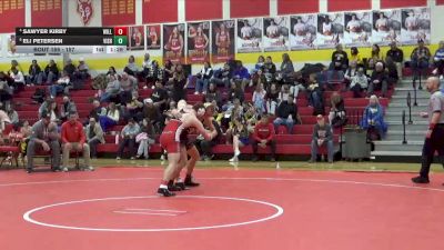 157 lbs Cons. Semi - Sawyer Kirby, Williamsburg vs Eli Petersen, Vinton-Shellsburg