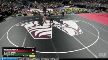 1st Place Match - Martha Hinneh, Omaha Marian Girls vs Darian Earth, Winnebago Girls