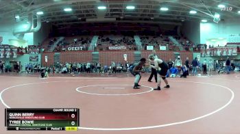 215 lbs Champ. Round 2 - Tyree Bowie, Franklin Central Wrestling Club vs Quinn Berry, Noblesville Wrestling Club