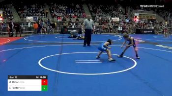 46 lbs Quarterfinal - Michael Dillon, Dethrone vs Brayton Foster, Sebolt Wrestling Academy