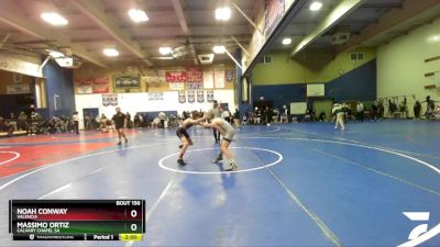 106 lbs Champ. Round 2 - Massimo Ortiz, Calvary Chapel SA vs Noah Conway, Valencia